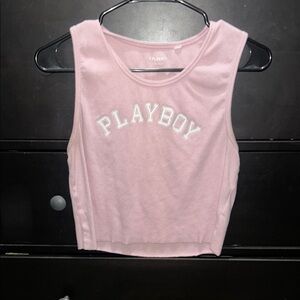 PLAYBOY Light Pink Sleeveless Top